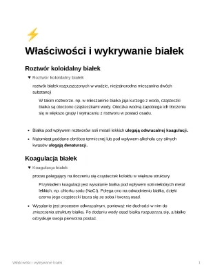 Właściwości i Denaturacja Białek: Przykłady, Doświadczenia, Wysalanie, Koagulacja