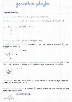 Geometria płaska - koła i okręgi