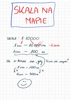 Prosty sposób na Obliczanie Skali Mapy - Jak Obliczyć Skalę w Klasie 4 i 5