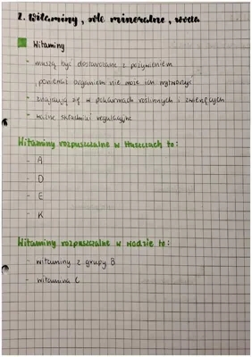 Dział 2 - witaminy, sole mineralne, woda