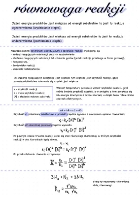 Czym jest szybkość reakcji chemicznej i jak działa katalizator?