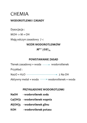 Otrzymywanie wodorotlenków: 3 sposoby, wzory i nazwy wodorotlenków