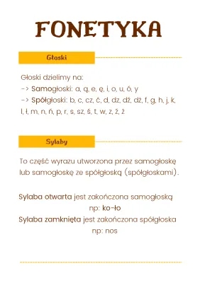 Samogłoski i spółgłoski - karty pracy dla dzieci, Nauka samogłosek, Sylaba otwarta i zamknięta