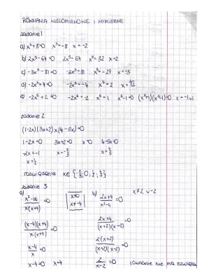 Jak Rozwiązywać Równania Wielomianowe - Przykłady, Zadania, Kalkulator