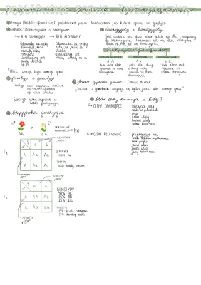 Krzyżówki Genetyczne i Prawa Mendla - 1, 2 i 3 prawo Mendla