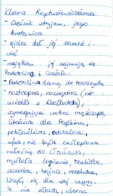 Charakterystyka i Wygląd Klary z Zemsty - Kim jest Klara Raptusiewiczówna