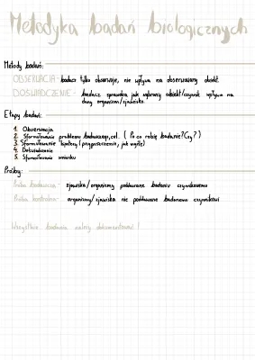 Biology Research Methods Notes and Tasks - For Kids