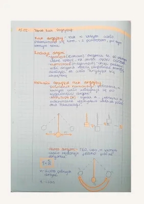 Ruch drgający klasa 8: wzory, definicje, zadania i quiz