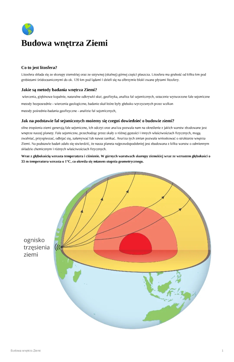 Budowa i Warstwy Wnętrza Ziemi - Jak Badać Wnętrze Ziemi?