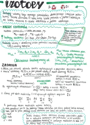 Izotopy: Przykłady, Obliczanie Średniej Masy Atomowej i Zastosowanie w Życiu