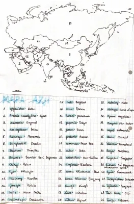 Azja: Państwa i Stolice - Quiz, Mapa i PDF dla Dzieci