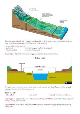 Procesy egzogeniczne - testy i powtórzenie geografii