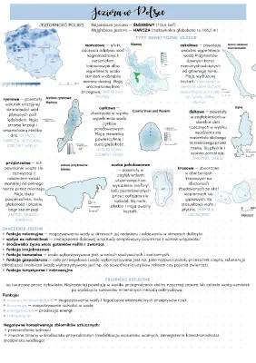 Największe i najgłębsze jeziora w Polsce - Mapa i lista