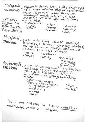 Struktura narodowościowa i etniczna w Polsce – Notatka, Testy, Przykłady i Mapa