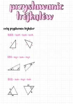 Przystawanie Trójkątów dla Klasy 7 - Proste Wyjaśnienia i Zadania
