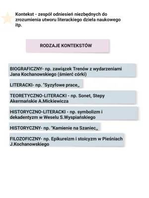 Jakie są konteksty do rozprawki - Rodzaje i Przykłady