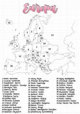 Mapa Europy - Poznaj 47 Państw i Stolice