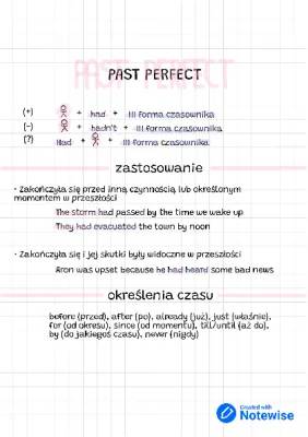 Przygody z Czasami: Past Simple, Past Continuous i Past Perfect