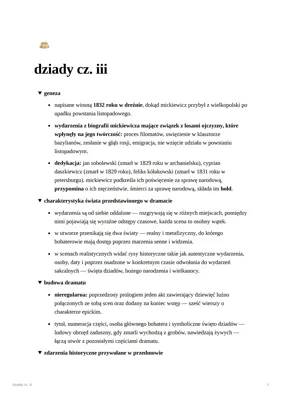 dziady cz. III