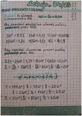 How to Turn Percents into Fractions and Compare Charts