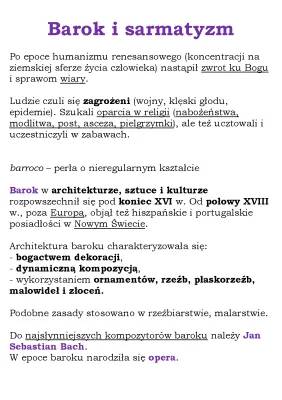 Barok w Polsce: Najpiękniejsze kościoły i pałace