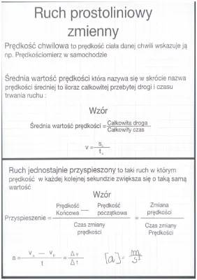 Ruch prostoliniowy zmienny 