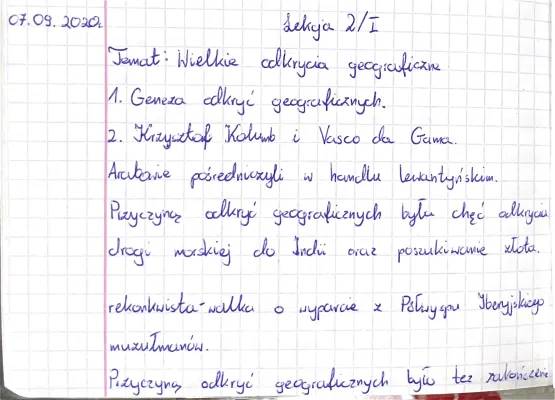 Wielkie Odkrycia Geograficzne: Tabela, Przyczyny i Skutki