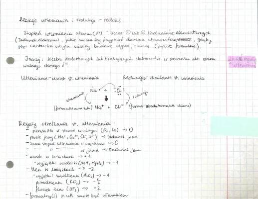 Reakcje Redoks: Przykłady, Zadania i Bilansowanie