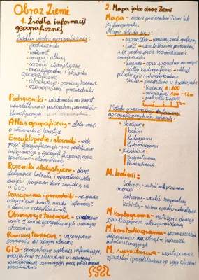 Mapa jako źródło informacji - Klasa 5