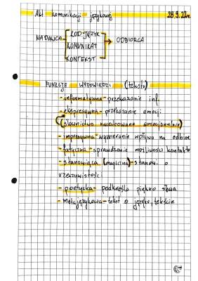 Akt komunikacji językowej, Funkcje wypowiedzi, Przykłady i Ćwiczenia