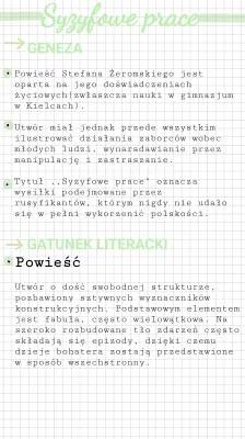 Syzyfowe Prace - Streszczenie Szczegółowe i Motywy w Książce