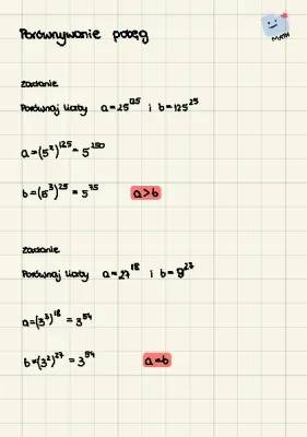 Porównywanie Potęg: Jak Sprawdzić Która Jest Większa? (Klasa 7 i 8)