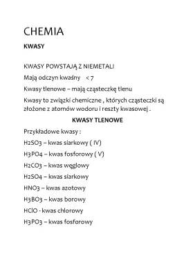 Właściwości i Zastosowanie Kwasów - Chemia klasa 8