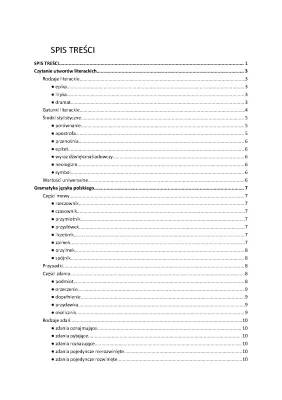 Darmowe notatki do egzaminu ósmoklasisty - język polski i angielski PDF