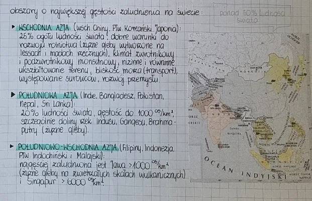 Podróż po Azji: Kraje i Mapa oraz Tajemnice Gęstości Zaludnienia