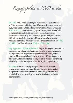 Rzeczpospolita w XVII wieku