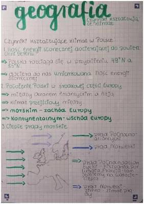 Czynniki Kształtujące Klimat Klasa 7 - Klimat Polski i Europy