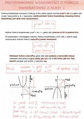 Jak znaleźć wzór funkcji kwadratowej i obliczyć jej własności