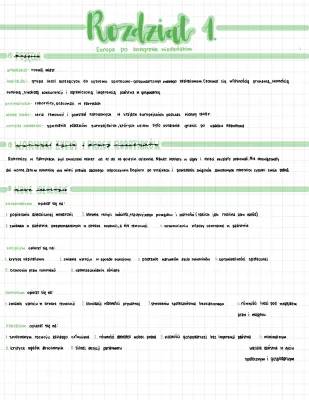 Sprawdzian Historia Klasa 7 - Dział 1: Wczoraj i Dziś, PDF, Notatki i Odpowiedzi