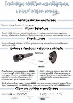 Prąd Przemienny i Indukcja Elektromagnetyczna: Zastosowanie, Wzory, Prawo Faradaya i Reguła Lenza