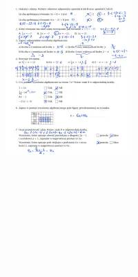 Wyrażenia algebraiczne i równania klasa 6 sprawdzian - pdf z odpowiedziami