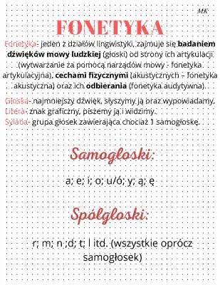 Zapis fonetyczny i akcent w języku polskim: Przykłady i ćwiczenia