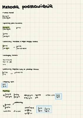 Układy Równań Metodą Podstawiania - Naucz się Rozwiązywać z Przykładami i Zadaniami