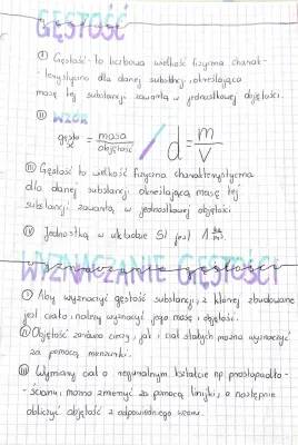 Jak obliczyć gęstość substancji - Zadania na gęstość Chemia Klasa 7