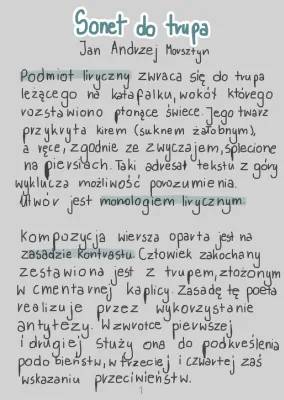 Analiza wiersza ,,Do trupa” Jana Andrzeja Morsztyna: interpretacja i środki stylistyczne