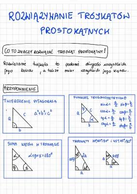 Jak Rozwiązać Trójkąty Prostokątne: Zadania i Wzory dla Dzieci