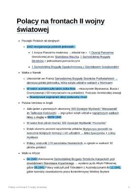 Polacy na frontach II wojny światowej: Bitwa o Anglię i kampania włoska 1944