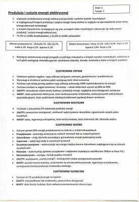 Produkcja i zużycie energii elektrycznej - Notatka i Prezentacja dla Dzieci