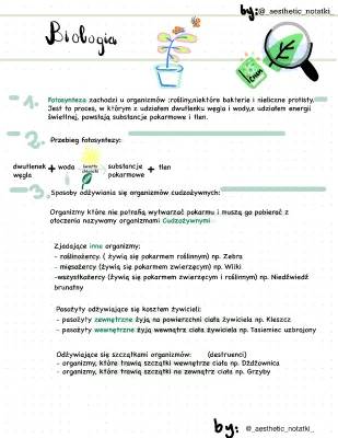 Biologia klasa 5 dział 2 - Testy, podręczniki, i materiały do druku (PDF)