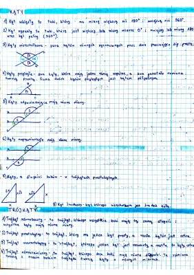 Geometria Płaska: Czworokąty, Okręgi i Wzory — Klasa 8 i Egzamin Ósmoklasisty